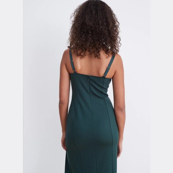 Aritzia Ten by Babaton Forest Green Midi Dress - Picture 4 of 15